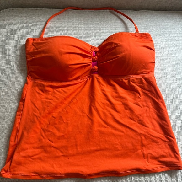 NWT Ralph Lauren  Bold Orange Tankini  Set - Picture 2 of 5